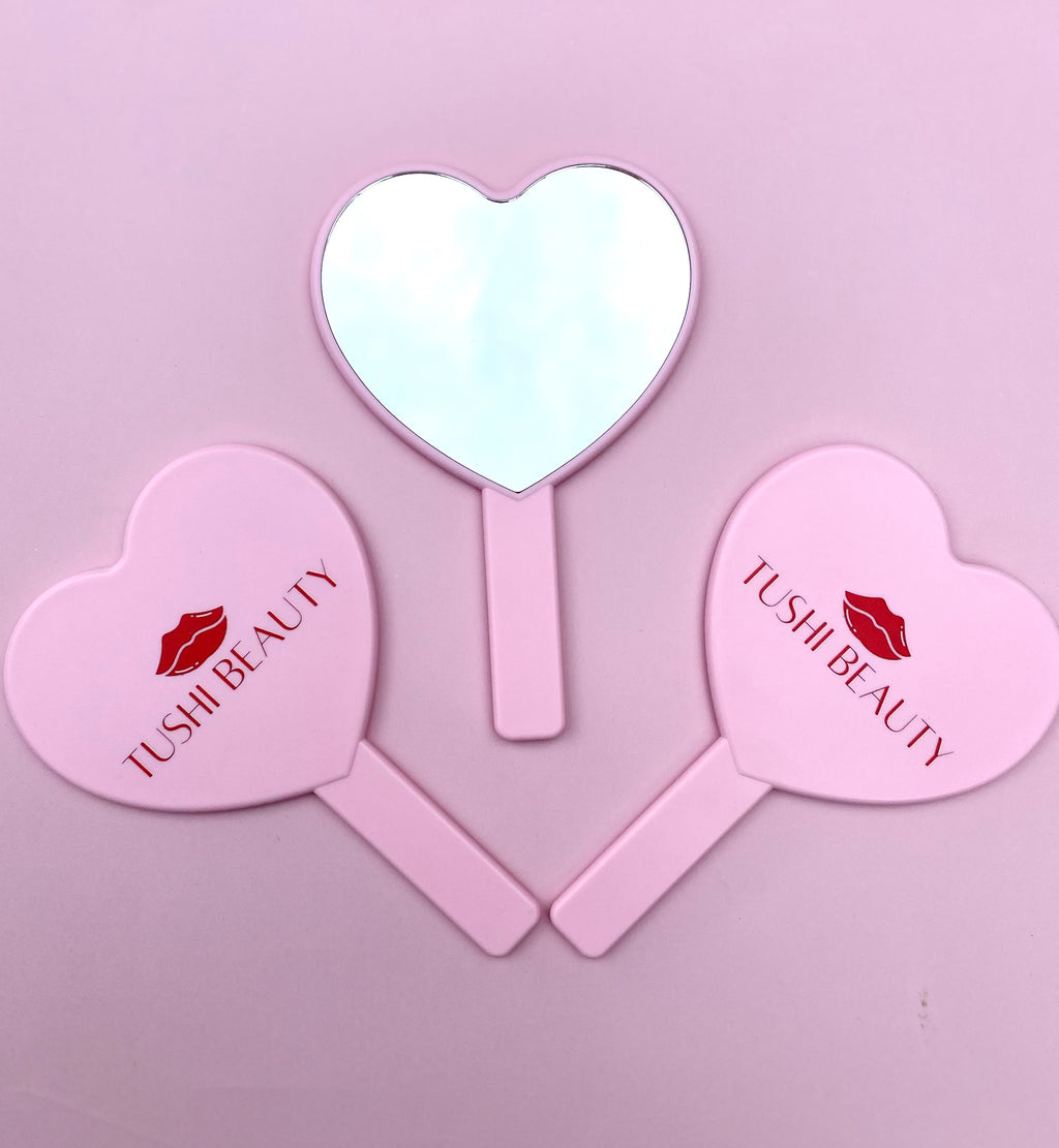 Love Heart Handheld Mirror